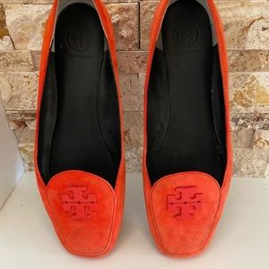 Tory Burch Suede Loafers/ Flats.